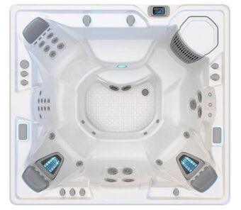 Hot Spring Grandee spa, overhead view
